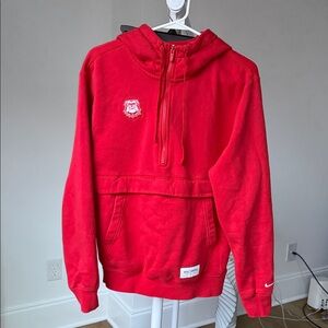 Nike UGA University of Georgia Red Fleece Pullover with Logo size small